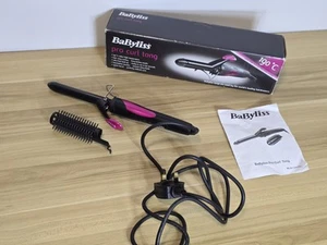 Babyliss Pro Curl Tong - Model 2291RU With Brush Attachment And Box. 19mm Barrel - Picture 1 of 12