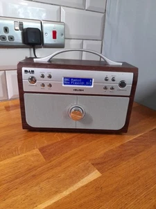 BUSH NE-3160 DAB & FM Radio Portable Wood Effect Tested With Mains Power Cable - Picture 1 of 11