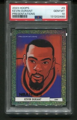 2023-24 Panini Hoops Kevin Durant Presentations #9 PSA 10 - Image 1 of 2