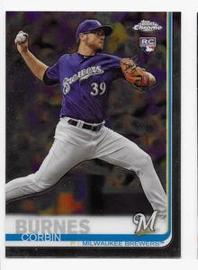 2019 Topps Chrome #84 Corbin Burnes RC Milwaukee Brewers - Picture 1 of 1