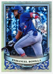 2024 Bowman Sterling Refractor #BSP-40 #/199 Enmanuel Bonilla Toronto Blue Jays - Picture 1 of 2