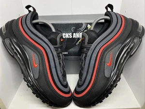 Nike Air Max 97 OG UK8 Negro Antracita Picante Rojo Fantástico Estado - Imagen 1 de 13