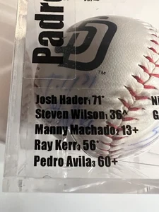 San Diego Padres 10 Players 2023 Team Signed Baseball Snell, Machado, Hader - Picture 1 of 8