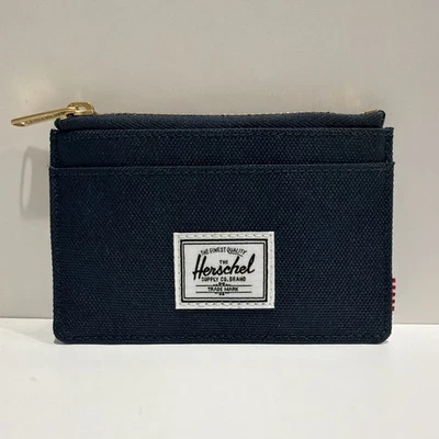 Herschel Men’s Oscar Cardholder Wallet With Zipper Blue NEW - image 1 of 4