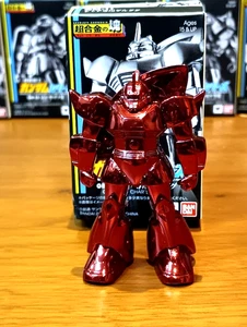 Bandai Chogokin no Katamari Gundam MS-14S Gelgoog Figura Diecast Rosso Metallizzato Ja - Foto 1 di 5