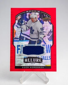 2020-21 Upper Deck Allure - Rookie Egor Korshkov #85 Red Rainbow (RC) - Picture 1 of 2