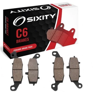 Front Ceramic Brake Pads 2006-2010 Kawasaki EX650 Ninja 650R Set Full Kit er - Picture 1 of 8