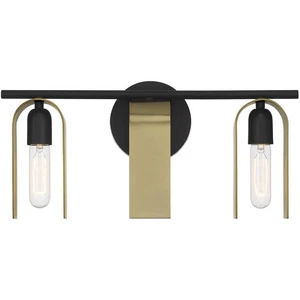 Designers Fountain D263M-3B-MB U Turn Bathroom Vanity Light Matte Black - Picture 1 of 4