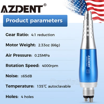 NSK Estilo Higiene Dental Prophy Pieza de Mano Motor de Aire 4H 4:1 Cono Nariz Giratorio 360° Foto 1 de 4