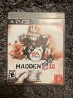 Madden NFL 12 PS3 PlayStation 3 Average Condition 2011 Sony Football College