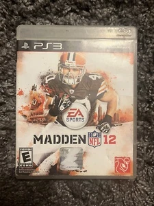 Madden NFL 12 PS3 Playstation 3 Durchschnittlicher Zustand 2011 Sony Football College - Bild 1 von 4