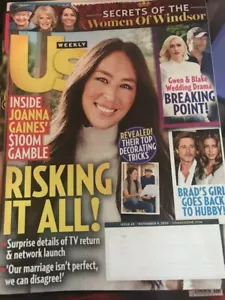 US Weekly - November 9, 2020 - Joanna Gaines - $100M Gamble - RIsking it All - Picture 1 of 5