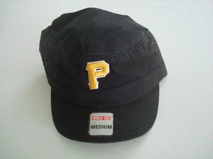 PITTSBURGH PIRATES FITTED SZ MED DEADSTOCK  GOLF BEACH HAT CAP VINTAGE x2 - Picture 1 of 2