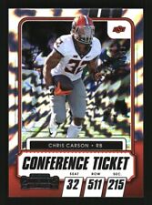 2021 panini contenders draft picks Chris Carson conference ticket /199 #63