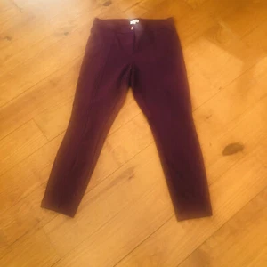 Maison Jules Seam-Detail Ponte Pants Vintage Wine  (GG) - Picture 1 of 4