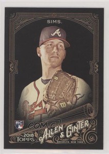 2018 Topps Allen & Ginter's X Lucas Sims #103 Rookie RC
