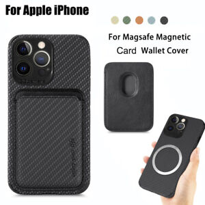 For MagSafe Magnetic Card Wallet Holder Case For iPhone 13 12 Pro Max XS 8 Cover