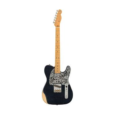 Guitarra elétrica Fender Brad Paisley Road Worn Esquire, Maple FB, Black Sparkle - Imagem 1 de 4