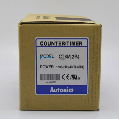 Autonics CT6M-2P4 Counter New One Free Shipping CT6M2P4 - Image 1 of 2