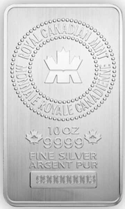 10 oz  RCM Silver Bar .9999 - Ships from Canada - Picture 1 of 6