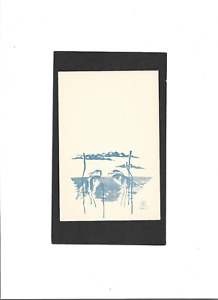 JAPAN Pre Stamped Postal Card "Water Birds"  Sakura  #SG22 UNUSED 1971 issue