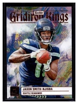2023 Donruss Rookie Gridiron Kings Jaxon Smith-Njigba RGG-7 Seahawks RC - Image 1 of 2