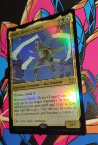 MTG *FOIL  * Aftermath Rare NASHI MOON'S LEGACY NM - Imagen 1 de 1