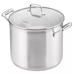 New SCANPAN Impact 18/10 S/Steel Covered Stockpot with Lid 24cm - 7.2 Litre - Picture 1 of 2