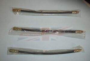 New Front and Rear Brake Line Hoses MGA 1500 Drum Brakes Made in UK