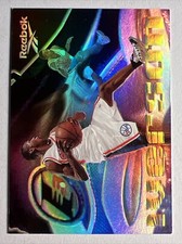 1997-98 Skybox Reebok Allen Iverson The Answer Sneaker Promo Card Silver #NNO