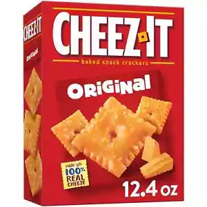 Brand New Cheez-It Original Cheese Crackers, Baked Snack Crackers, 12.4 oz - Picture 1 of 5