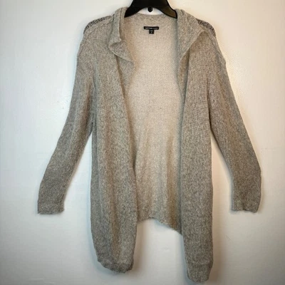 Cárdigan Suéter James Perse Mezcla Lana Cachemira Frente Abierto Beige Talla XS Foto 1 de 4