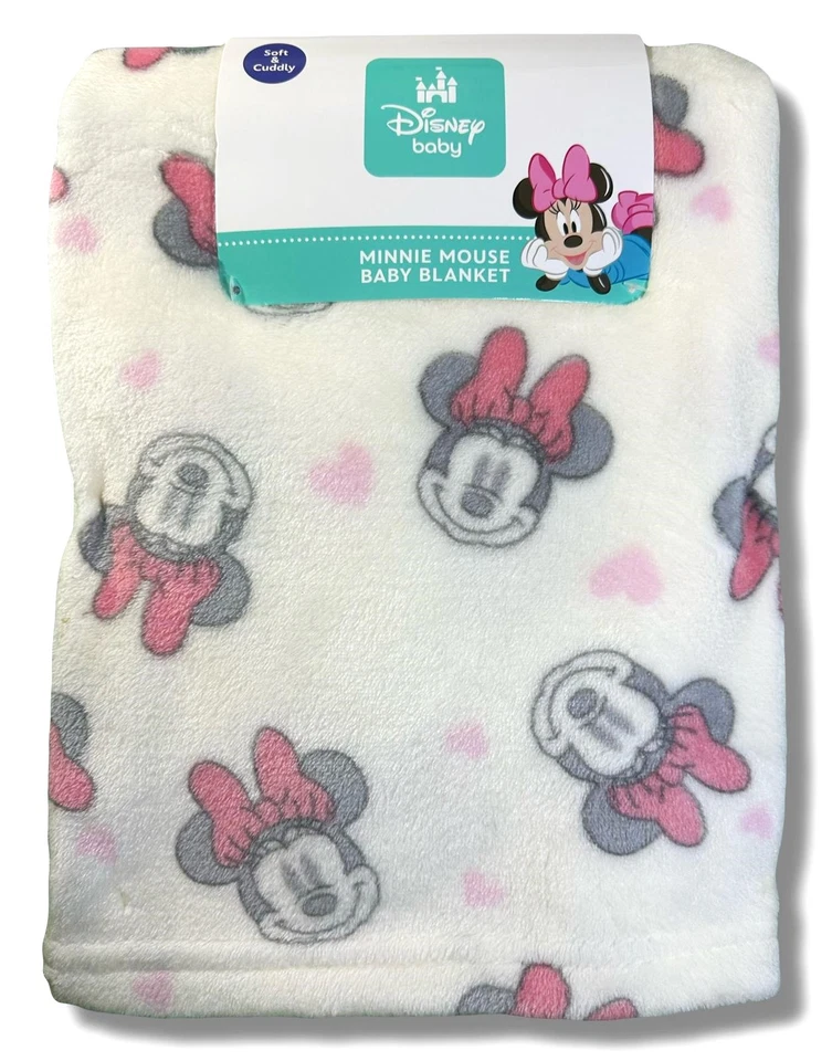 MANTA PELUCHE - DISNEY NIÑAS 253 - MINNIE FACES CREMA - CAMA CUNA BEBÉ NIÑO Foto 1 de 1