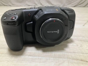 Blackmagic Design Pocket Cinema Camera 4k BMPCC w/ Battery, Power Cable Tested - Picture 1 of 11