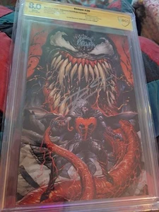 VENOM 26 KIRKHAM VIRGIN unbekannte Comics DBL signiert DONNY CATES & RYAN STEGMAN. Sehr guter Zustand - Bild 1 von 4