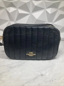Coach Hobo Small Cross grain Leather Black - Picture 1 of 6