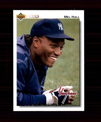 1992 Upper Deck - Mel Hall #291 New York Yankees - Image 1 of 2