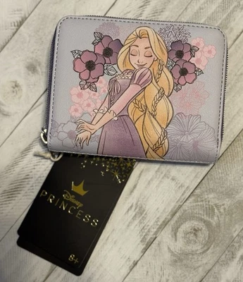 ¡NUEVO CON ETIQUETA! ¡Cartera de cuero sintético Loungefly Disney Tangled Rapunzel! Foto 1 de 3