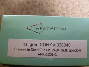 Arrowhead HO Railgon 2494 cu.ft. Gondola (#330040) - Picture 1 of 1