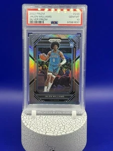 Jalen Williams 2022 Panini Prizm Silver Prizm Rookie RC PSA 10 Gem Mint Thunder - Picture 1 of 2
