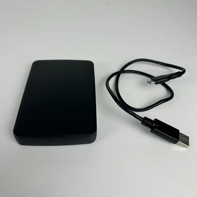 Toshiba Canvio Basics 3TB Portable External Hard Drive HDTB DTB330 USB 3.0 Black - Image 1 of 4