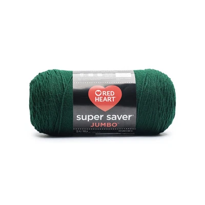 Yarnspirations Red Heart Super Saver Jumbo Yarn "Hunter Green" - Image 1 of 2