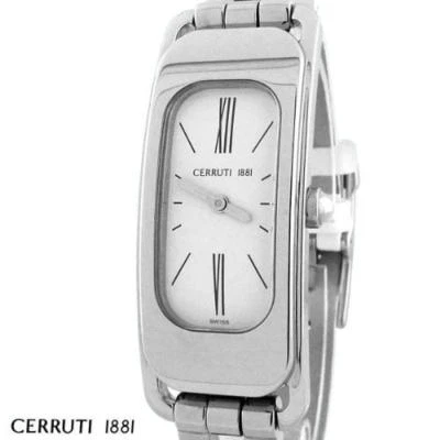 CERRUTI LADIES C WAVE SWISS QUARTZ STAINLESS WATCH NEW CT61202X103032 - image 1 of 4