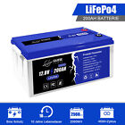 LiFePO4 Akku 200Ah Lithium Batterie 4500 Zyklen für Wohnmobile Boot Haus 0% MwSt