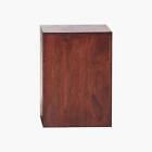 Dakota Small Cube Tables Dark Wood Solid Mango Wood Furniture