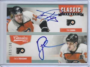 Kerr & Tocchet 2012-13 Panini Classics Signatures Combos 82/100 Flyers - Picture 1 of 2