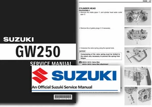 Suzuki GW250 Inazuma Workshop Service Shop Manual 2012 2013 2014 2015 2016 2017 - Picture 1 of 2