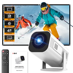 XGODY WiFi Bluetooth 12000LMS Projector Android Projector 4K HD Home Theater - Picture 1 of 14