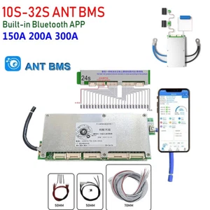 BMS inteligente ANT 10S-32S 150A-300A Li-ion LiFePo4 con Bulid equilibrado en Bluetooth - Imagen 1 de 26