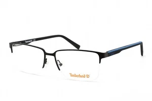 Timberland TB1653 002 Black Metal Semi Rim Optical Eyeglasses Frame 56-16-150 RX - Picture 1 of 3